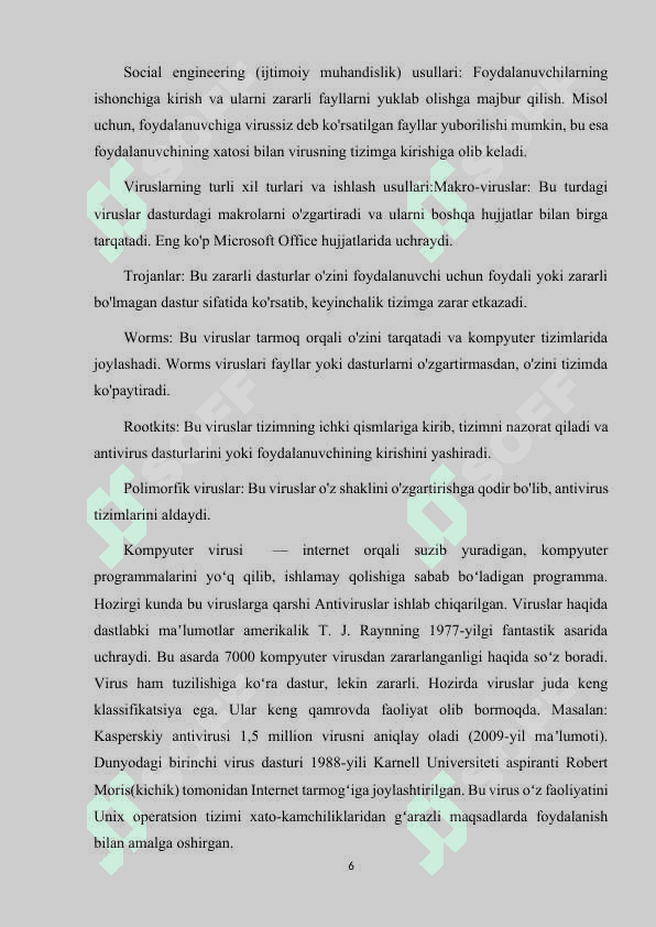 KOMPYUTER VIRUSLARINING TAHLILI 6