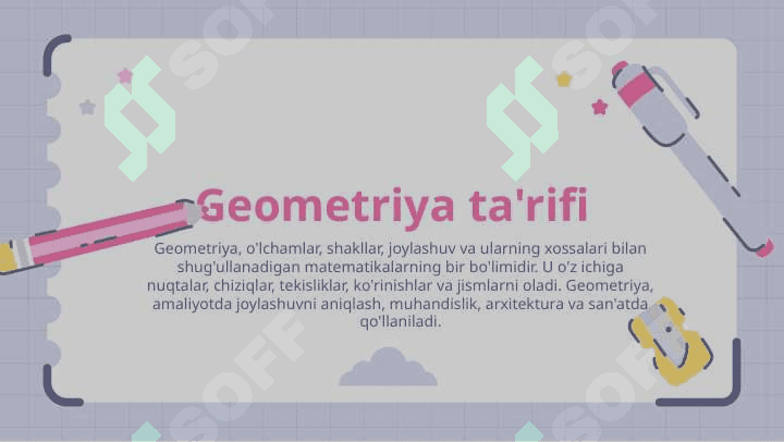 Geometriya O'qitish 2