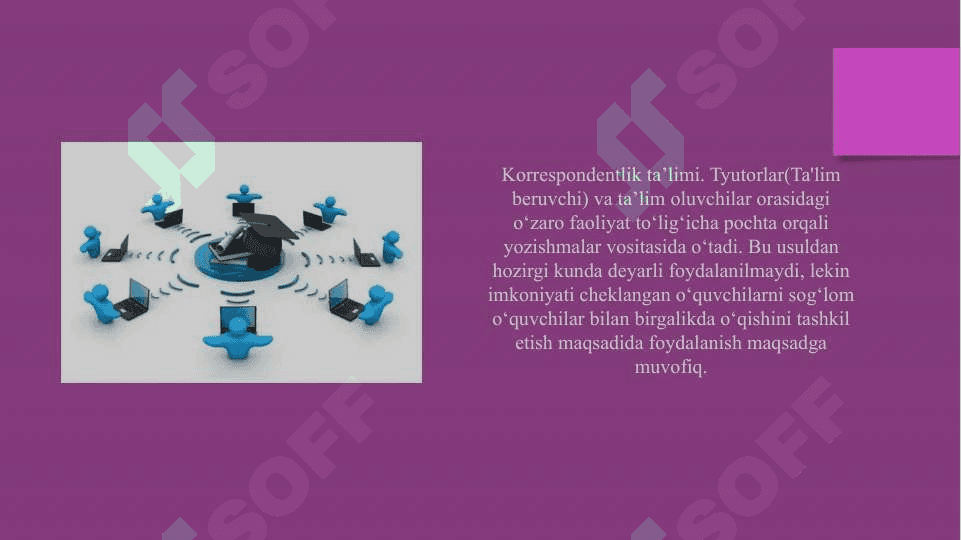 Masofaviy ta’lim 8