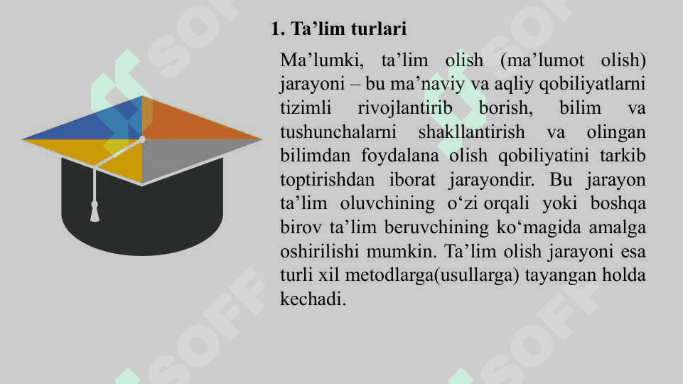Ta’lim jarayonini samarali tashkil etish 3