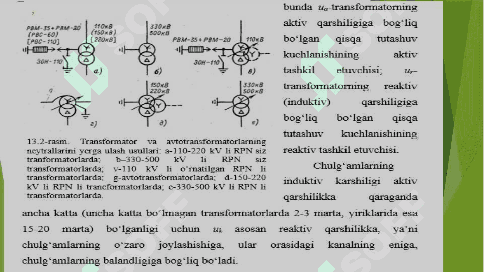 Kuch transformator va avtotransformatorlari 7