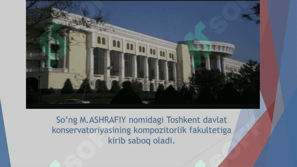 Xurshida Xasanova haqida slayd 4