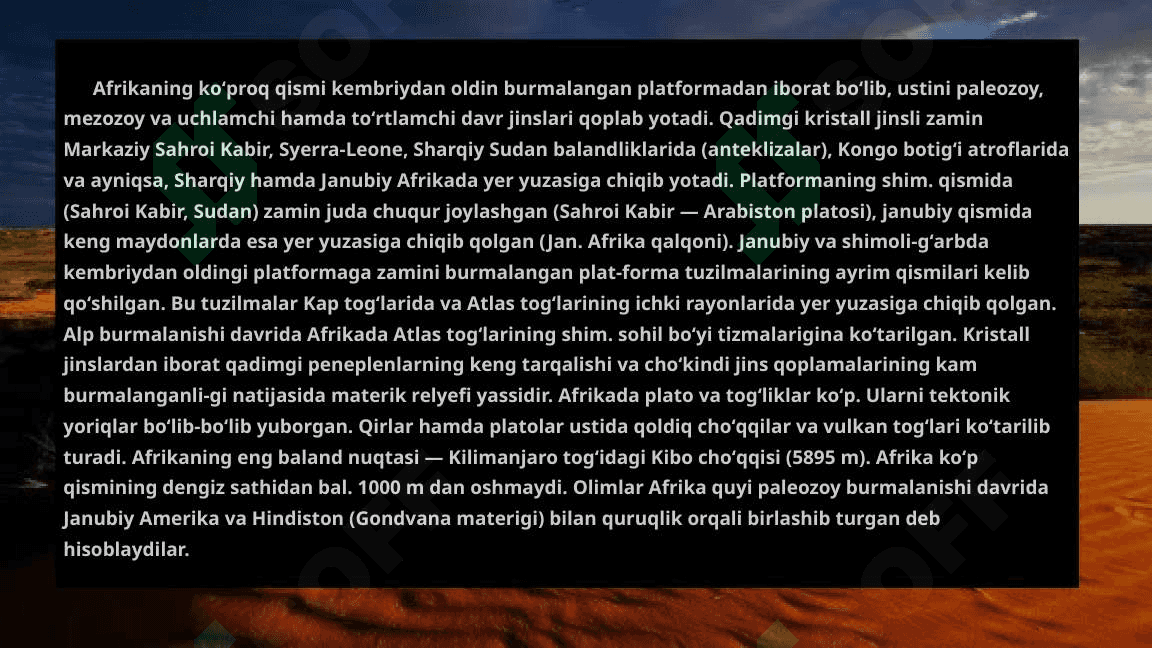 Afrika 4