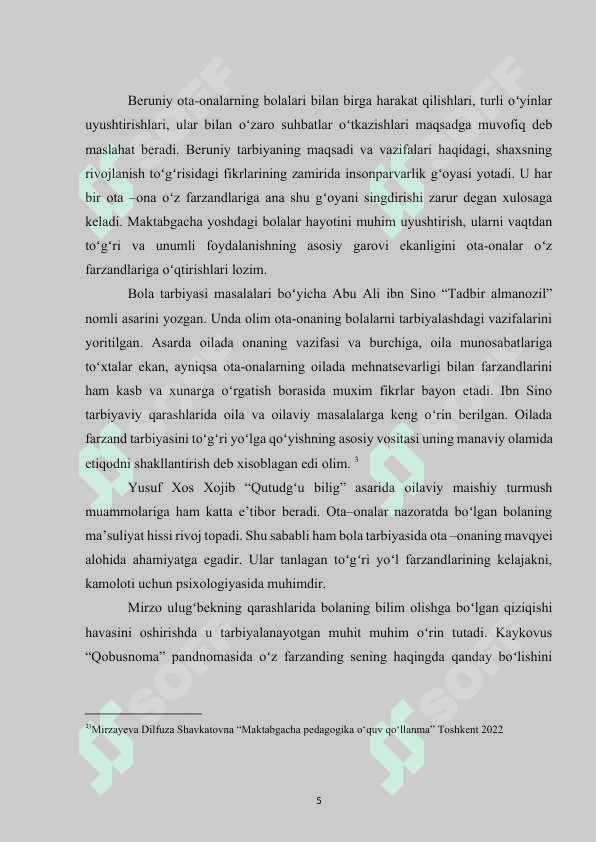Maktabgacha yoshdagi bolalar bilan tashkil etiladigan ijtimoiy-pedagogik faoliyat 5