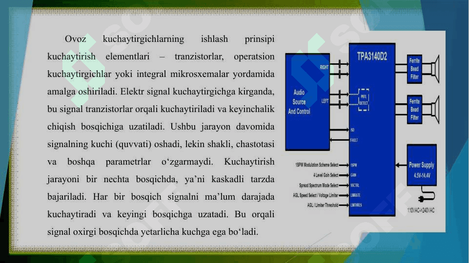 Ovoz kuchaytirgich kaskadlari 4