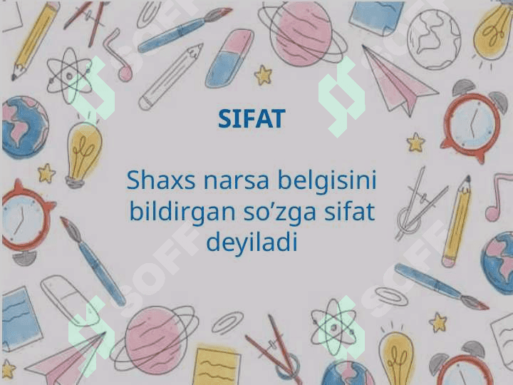 sifat so'z turkumi 2