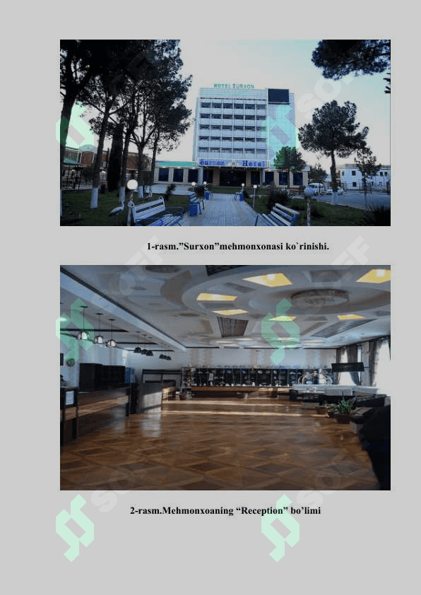 Termiz shahar Surxon hotel amaliyot hisoboti 7