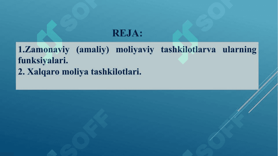 moliyaviy vositachilar 2