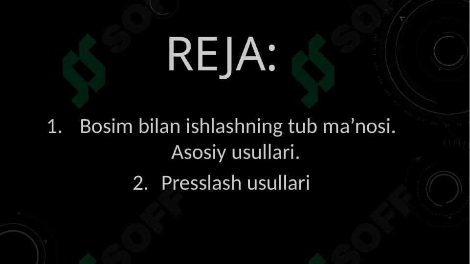 Materiallarni presslash presslash uskunalari va asboblari 2