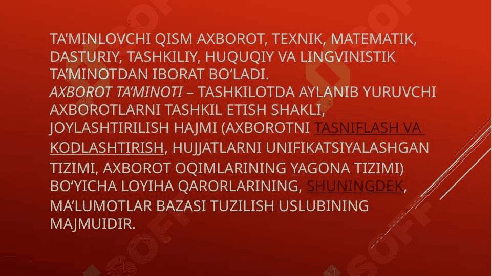 Avtomatlashtirilgan axborot tizimlari va ma’lumotlar bazasi 3