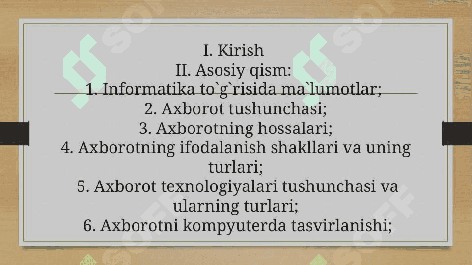 Turli sohalardagi AIJning xususiyatlari. 2