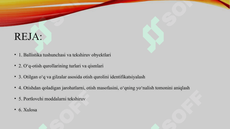 Kriminalistik ballistika 2