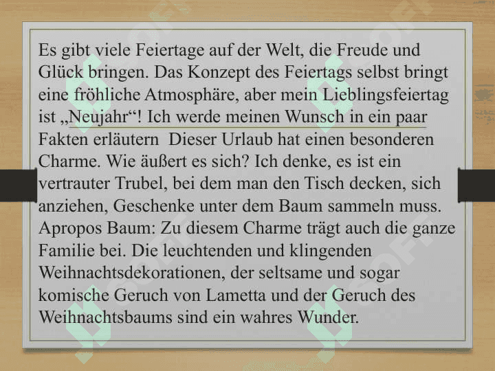 Mein Lieblingsjhresreit 4