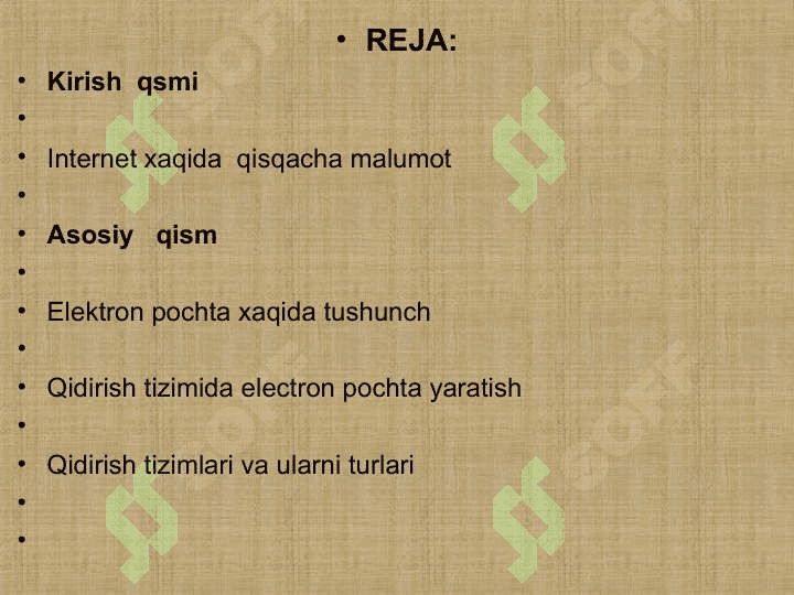 QIDIRISH TIZIMIDA ELEKTRON POCHTA YARATISH 2