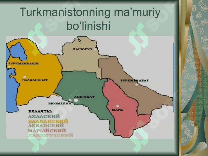 Turkmaniston iqtisodiyoti 4