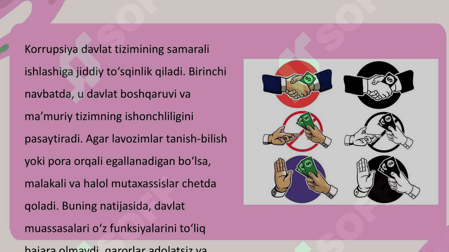 Korrupsiyaning mohiyati va uning oqibatlari 7