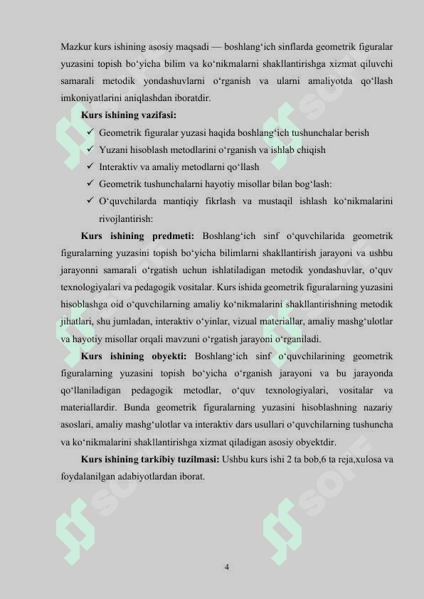 BOSHLAN‘ICH SINFLARDA GEOMETRIK FIGURA YUZASINI TOPISHNI O'RGANISH 3