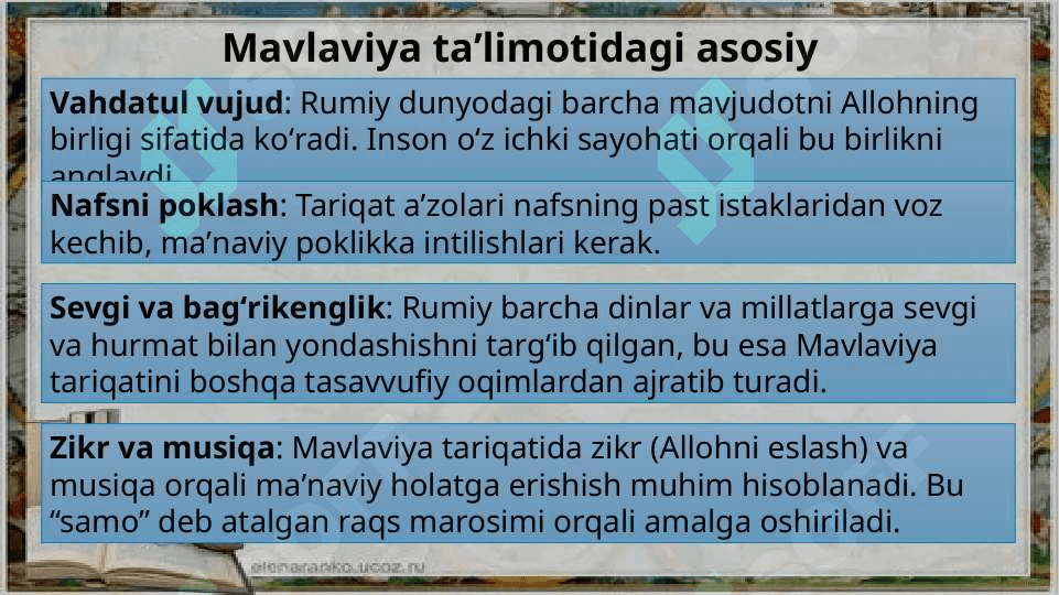 Mavlaviya tariqati 8