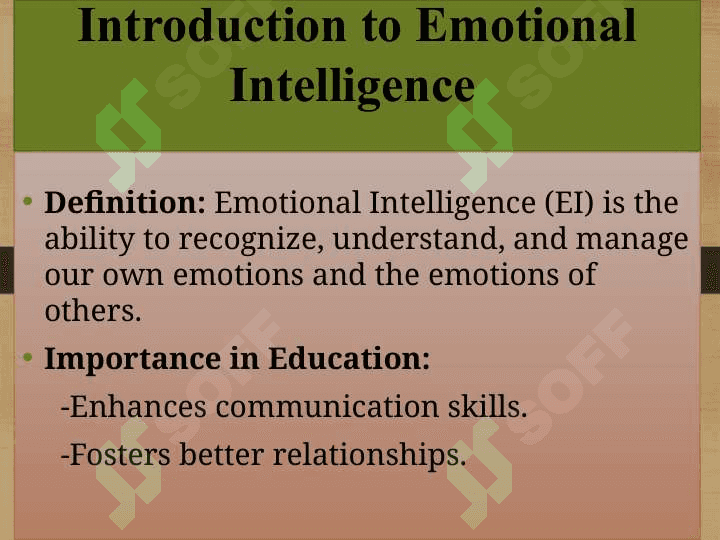 Teaching Techniques for Developing Emotional Intelligence of the Learners 2
