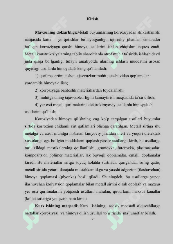 Metallar korroziyasi 2