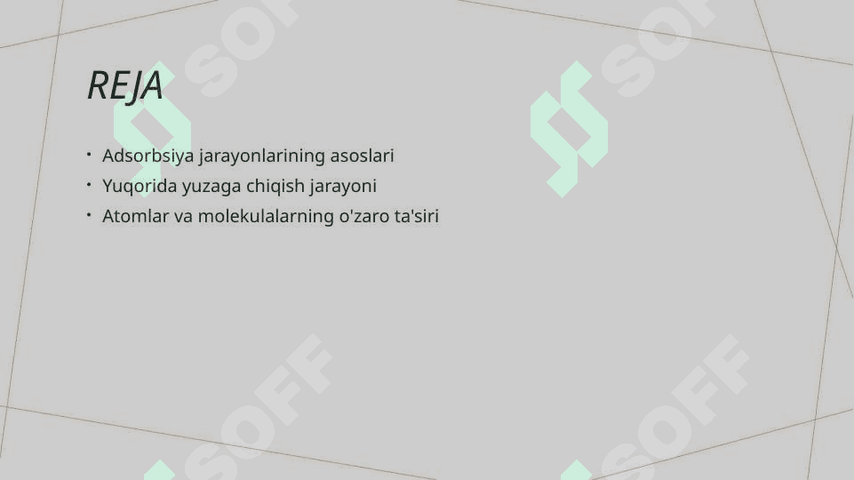 Adsorbsiya jarayonlari 2