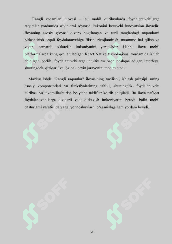 RANGLI RAQAMLAR 3