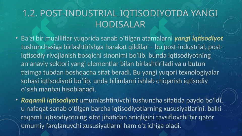 RAQAMLI IQTISODIYOT ASOSLARI 8