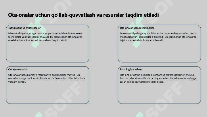 Chet elda alohida yordamga muhtoj bolalarga mos ta'lim dasturlari ishlab chiqiladi 4