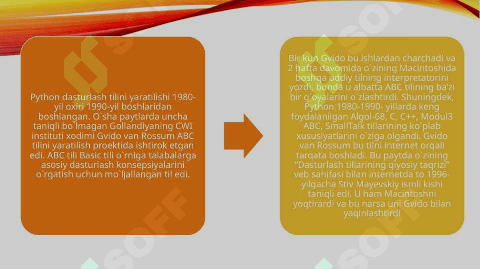 Python tili sintaksisi, asosiy operatorlari 2
