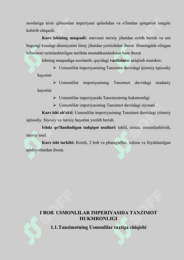 USMONLILAR IMPERIYASI TANZIMOT DAVRIDA 4