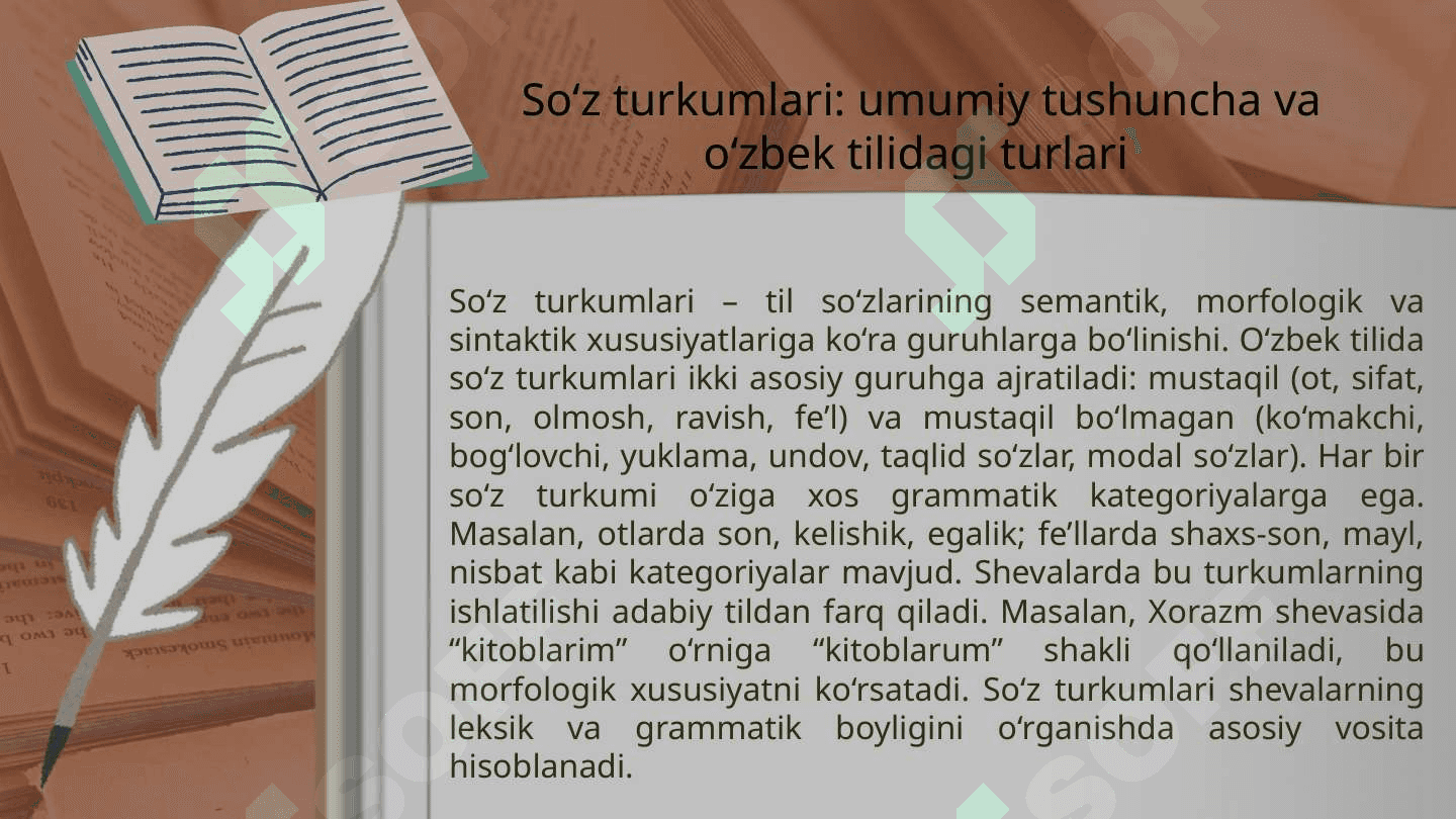 Shevalar so'z turkumlari to'g'risida ma'lumot 4