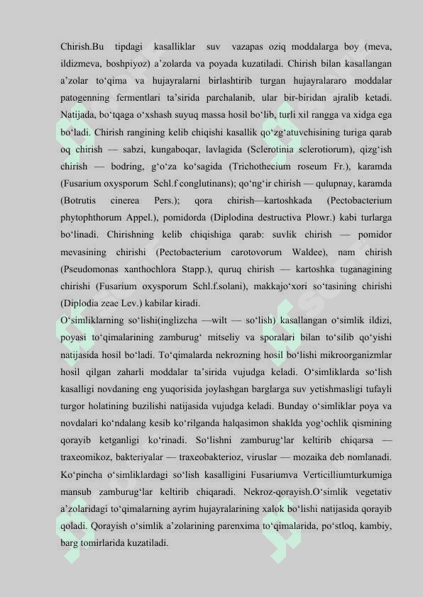 O'SIMLIKLARNING INFEKSION KASALLIKLARI 5