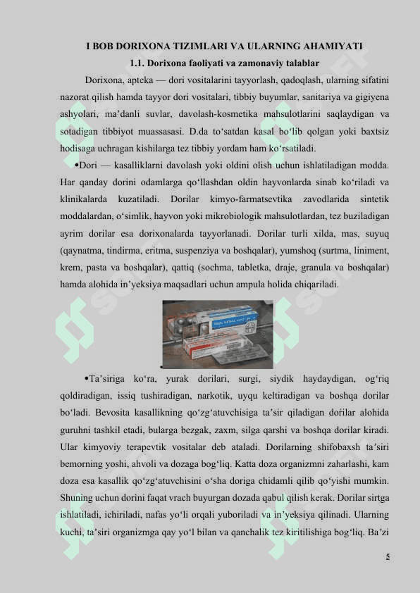 DORIXONA VA DORILAR QIDIRUV TIZIMI 5