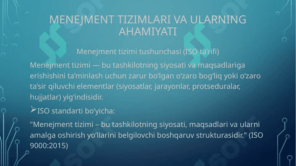 Menejment tizimlarini sertifikatlash 3