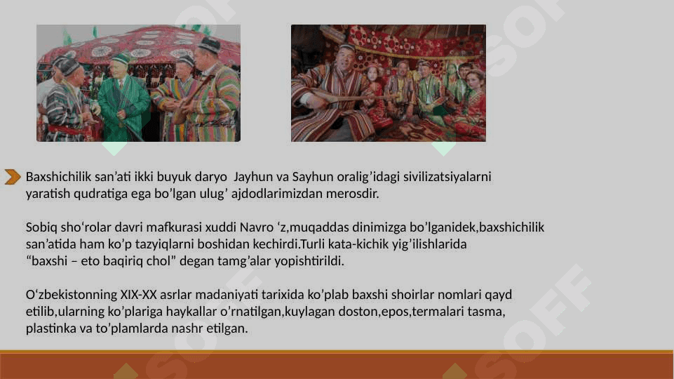 Baxshilchilik san’ati 2