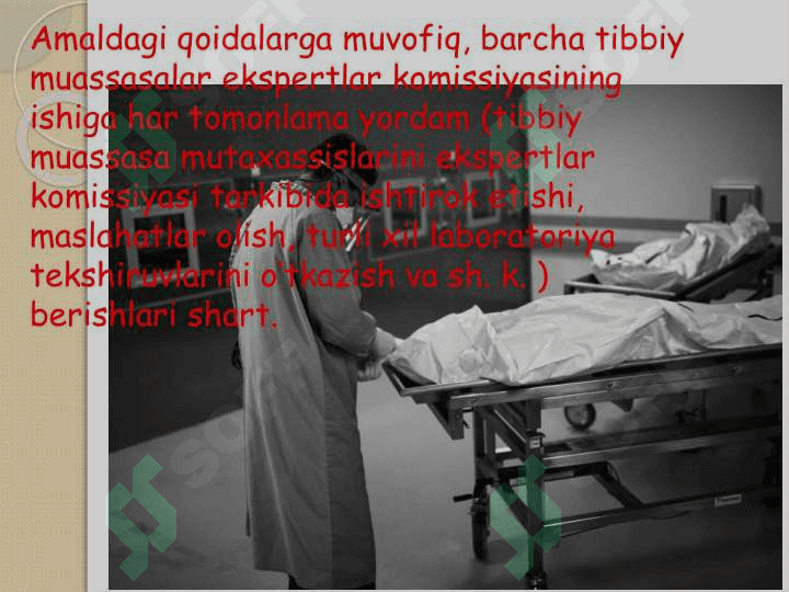 Sud-tibbiy ekspertizada etika masalalari. 4