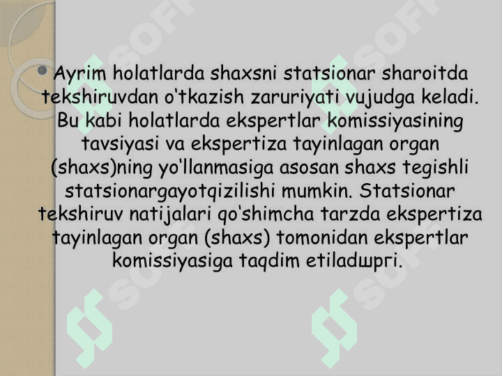 Sud-tibbiy ekspertizada etika masalalari. 6