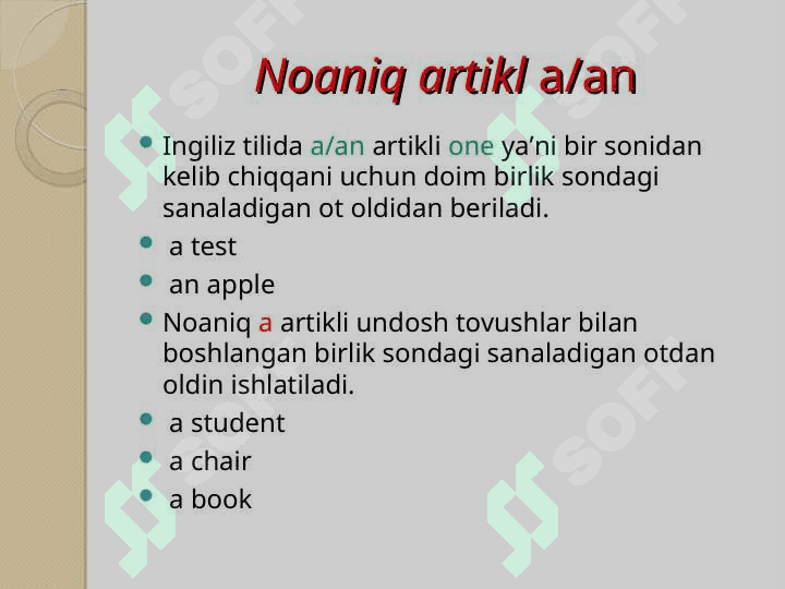 Artikllar 4