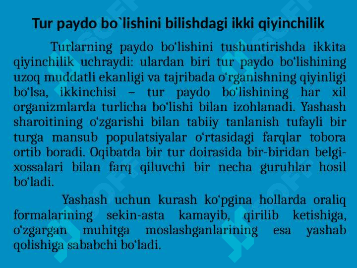 TURLARNING PAYDO BO`LISHI 4