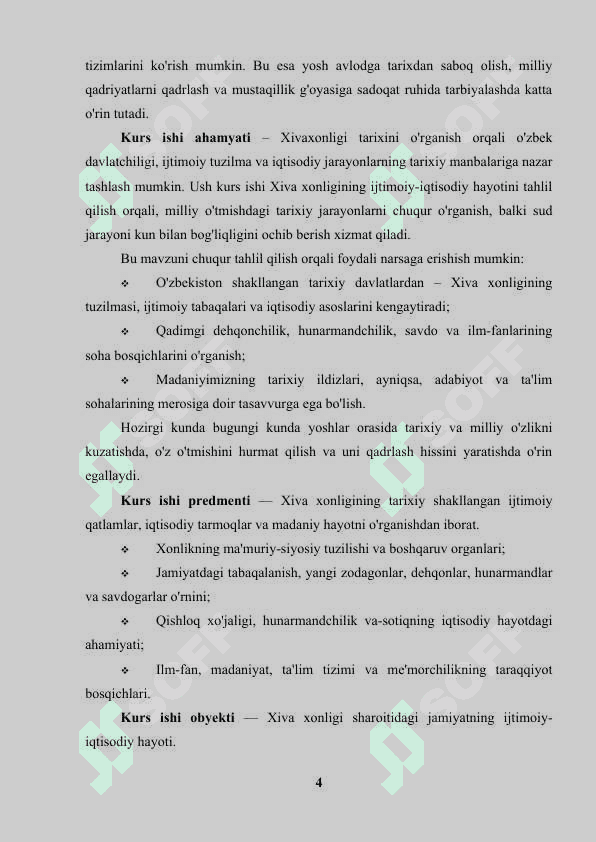 Xiva xonligida ijtimoiy-iqtisodiy hayot 4