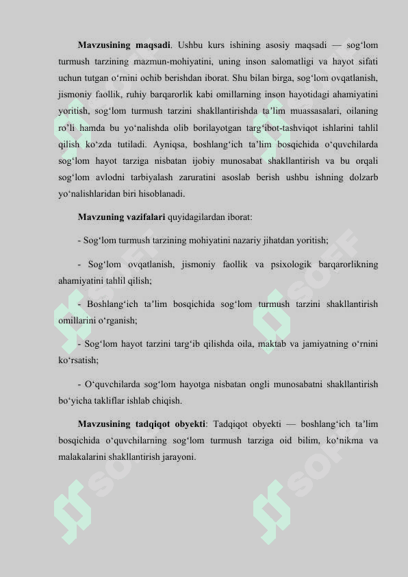 Sogʻlom turmush tarzi 5