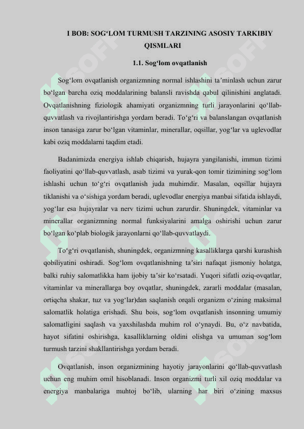 Sogʻlom turmush tarzi 6