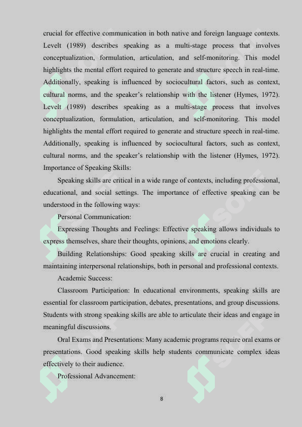 COMMUNICATION STRATEGIES USED BY EFL STUDENTS IN IMPROVING SPEAKING SKILL. 7