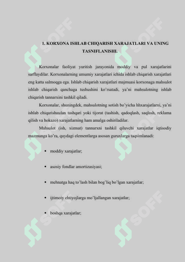 Iqtisodiyotning etakchi tarmoqlarida mahsulot tannarxini pasaytirish yo'llari (mahsulot turlari misolida). 4