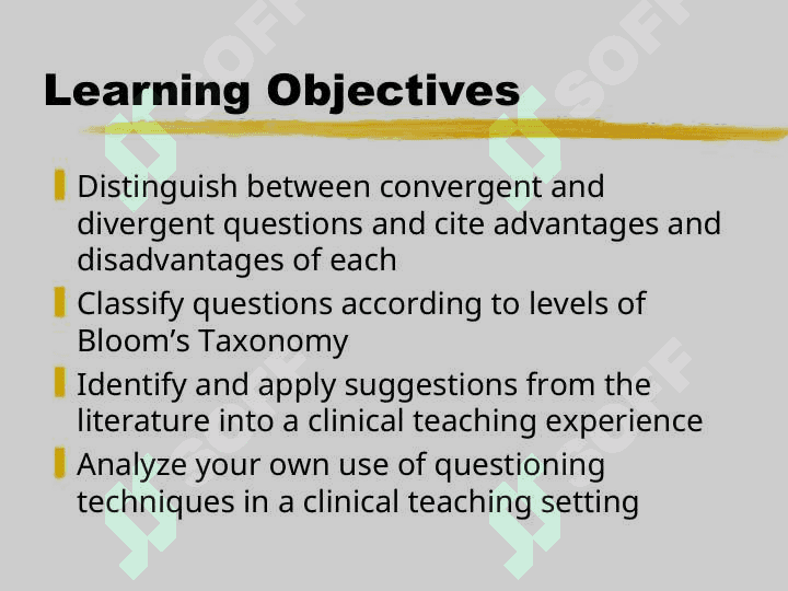 Questioning Techniques 2