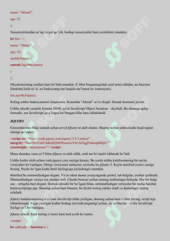 JavaScript va jQuery. 4