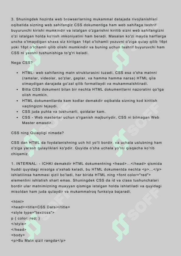 Cascading Style Sheet (CSS) 2