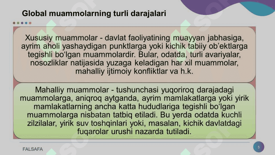 Globallashuv va barqaror taraqqiyot  falsafasi 5