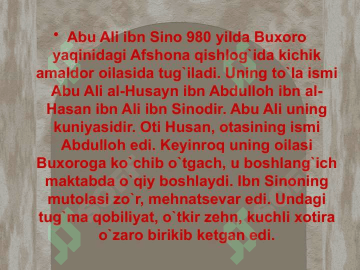 Abu Ali ibn Sino 3
