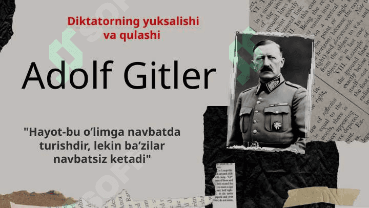 Adolf Gitler boshqaruvi . MEnejment 2